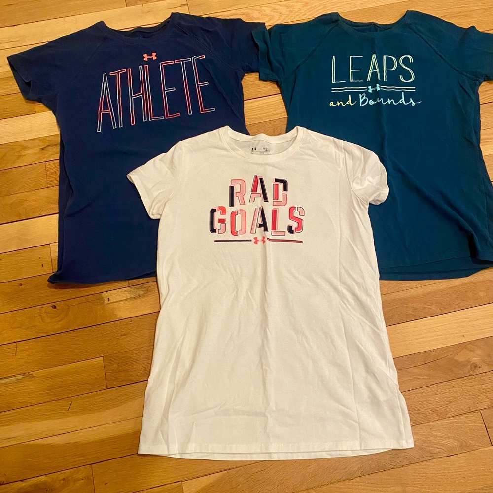 Girls Under Amour Tee Shirt Bundle